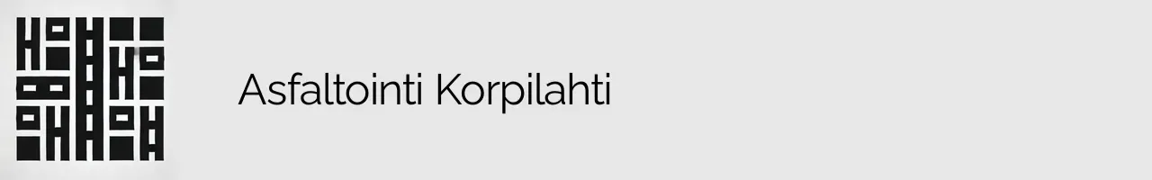 Asfaltointi Korpilahti