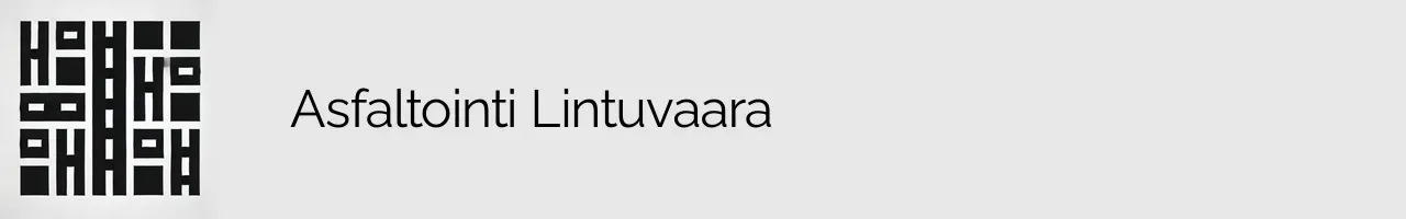 Asfaltointi Lintuvaara